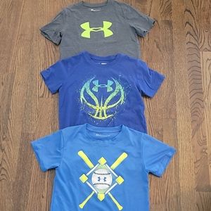 Under Armour Boy Tshirt Lot
